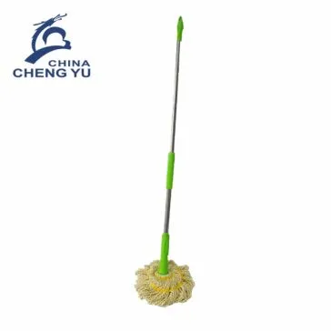 Microfiber benang twist Mop dengan stainless steel